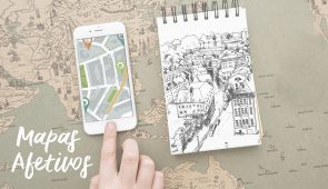 Os mapas afetivos permitem relacionar o ambiente aos sentimentos dos jovens, tentando agrupá-los em categorias de imagens do lugar (Arte: David Mota/UFC)