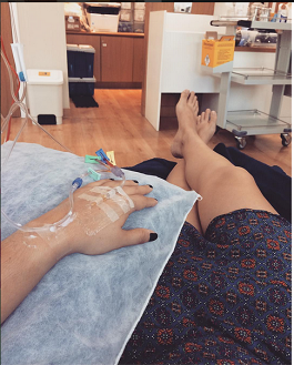 Paciente realiza exame médico (Reprodução instagram)