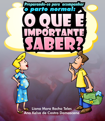 Capa da cartilha para acompanhantes de parto (Foto: Reprodução)